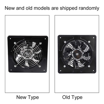 Tyenaza Exhaust Fan Wall Mounted Exhaust Fan Quiet Exhaust Fan for Bathroom and Home Kitchen Garage Ventilation Vent (black)