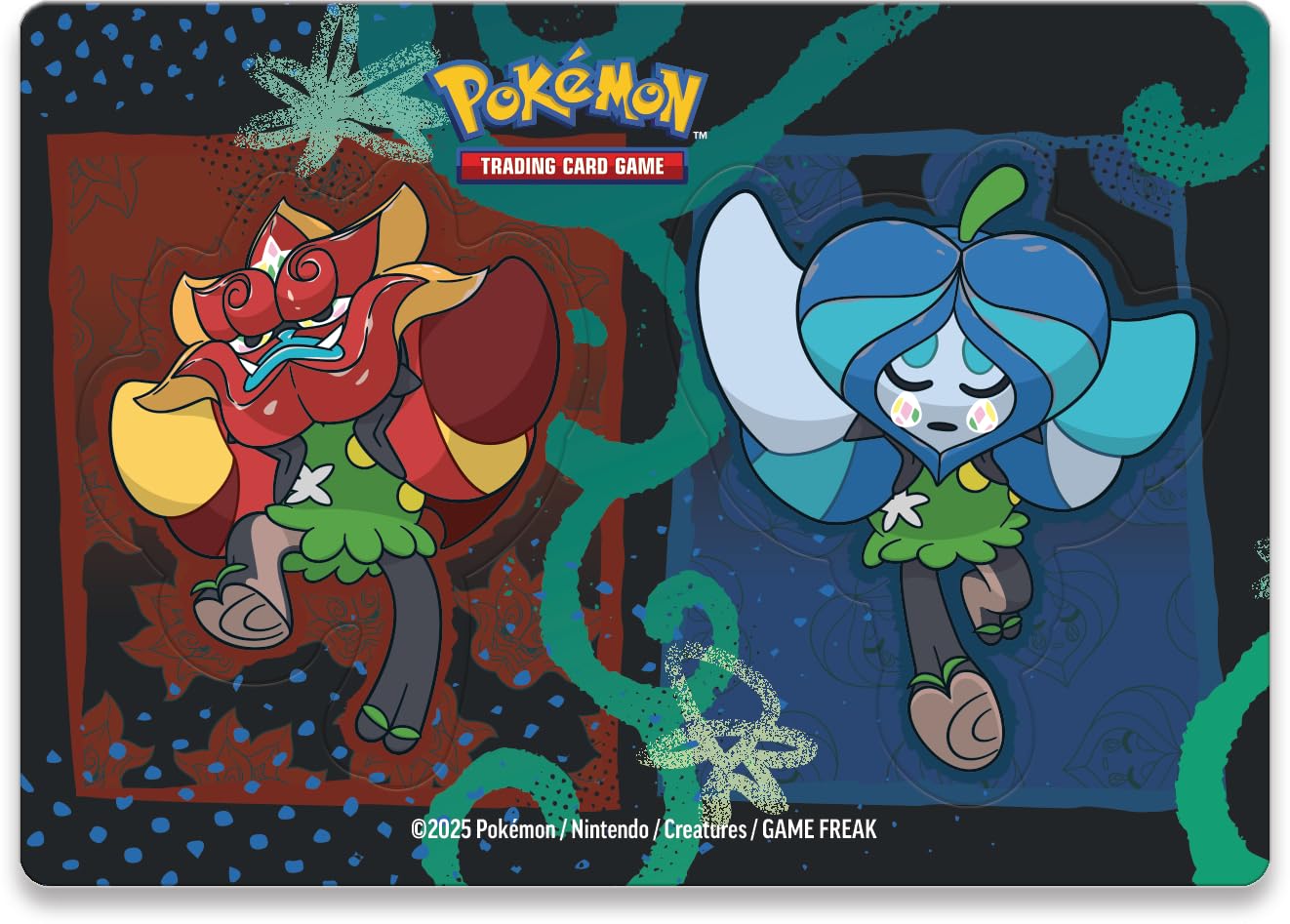 Pokémon Trading Card Game: Stack Tin Box Ogerpon - 3 booster packs & 2 sticker sheets (German version)