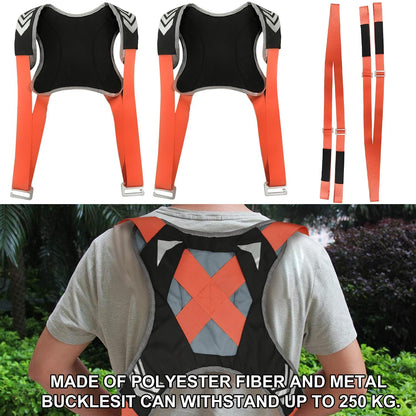 4 Pieces Moving Straps, Polyester Moving Straps for Furniture Movers, Multipurpose Furniture Moving Straps, Double Shoulder Dolly Transport Straps, Suitable for Moving Furniture.