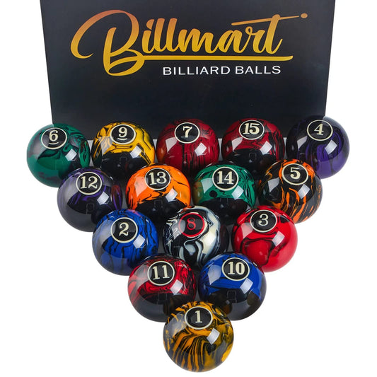 Billmart Premium billiard balls billiard table accessories 2-1/10.2 cm regulation size 16 pool balls pool set