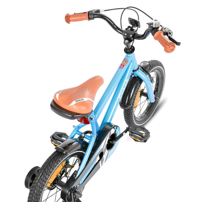 STITCH 16-inch kids' bike for 5-7 year old boys, 16' bike for boys with training wheels, Blue
