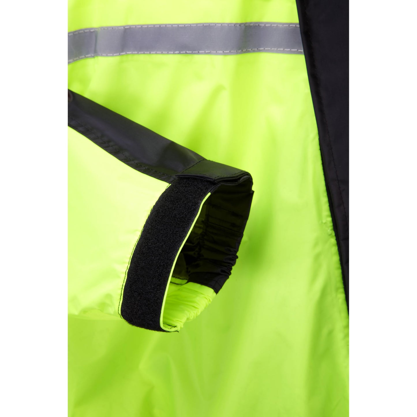 JDC Motorcycle Suit - Rain Suit - One Piece - Waterproof Rain Protection - SHIELD - Black Yellow - XL - Medium Length
