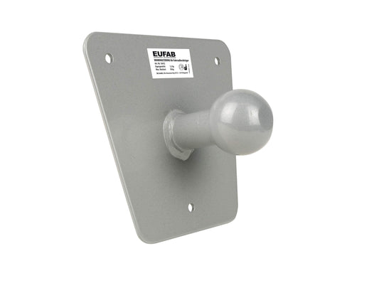 EUFAB 16412 Wall Mount, suitable only for EUFAB and LAS bike racks, Alloy steel.