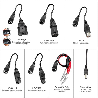 UURRPP 72V 3A lead-acid battery charger for electric bicycles, scooters, go-karts, and ebikes (Not for Li-ion batteries)