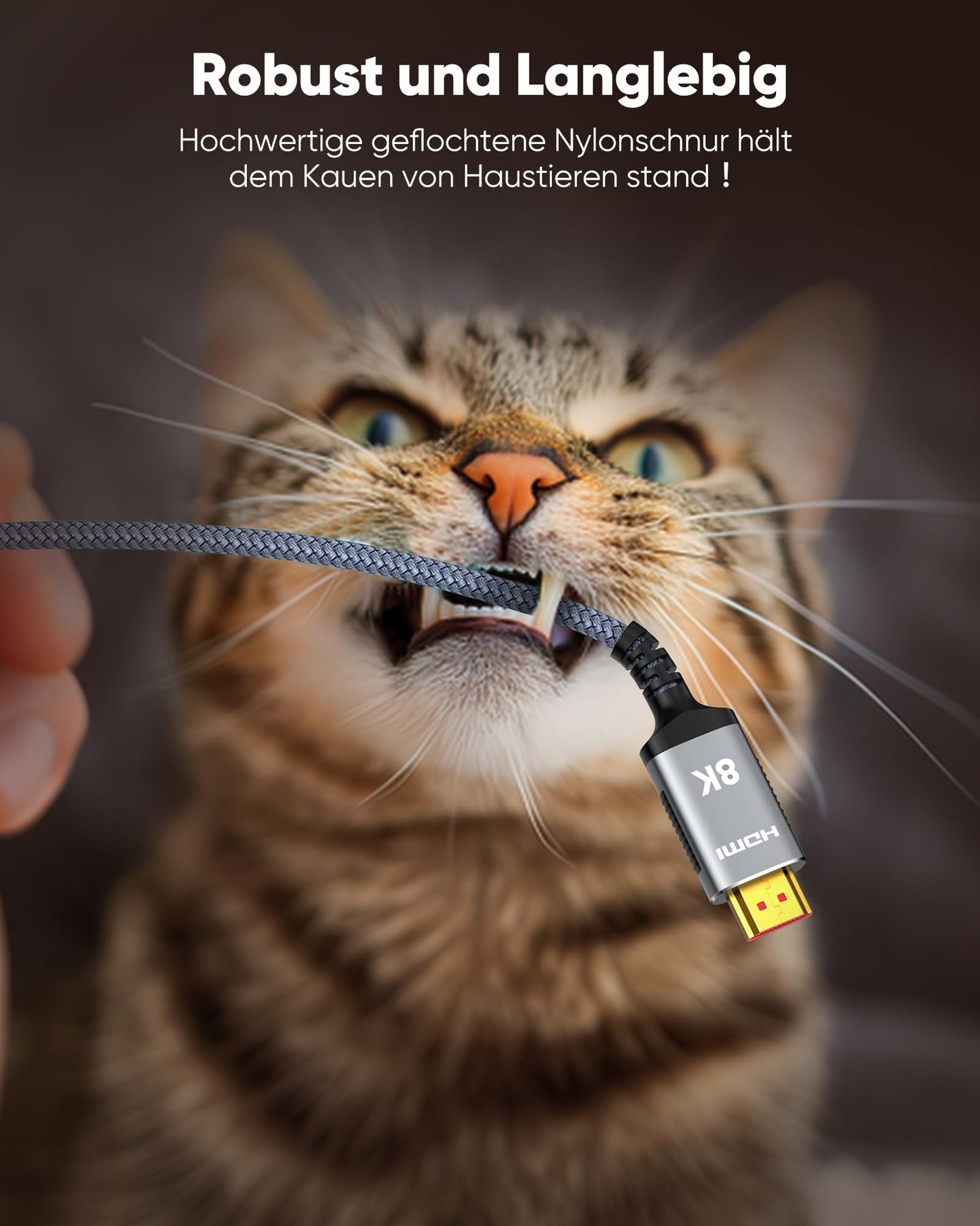 Highwings Fibre Optic HDMI Cable 20M 8K, HDMI 2.1 Cable 48Gbps Ultra Highspeed 8K@60Hz 4K@120Hz 7680P HDR10 eARC DTS:X 3D HDCP 2.2&2.3, Compatible with PS5/4/3 HDTV Blu-ray Player Monitor