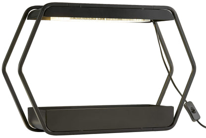 Northpoint Design LED plant lamp indoor garden grow light metal frame 14W 1000 lumens timer industrial look