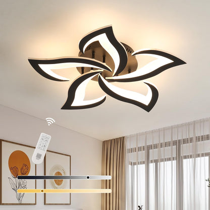 Comely dimmable LED ceiling light, 40W 6000LM LED ceiling lamp modern living room lamp with remote control APP light color brightness color changing, bedroom ceiling light fixture, 3000K-6500K.