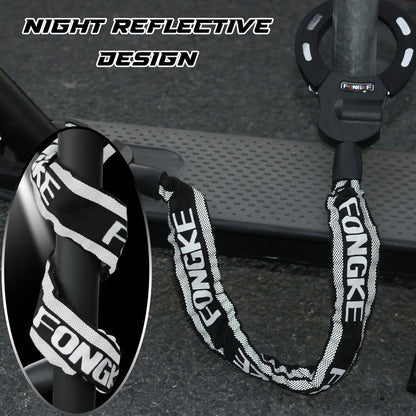 E-scooter lock, lock for e-scooter with bracket, bicycle lock theft-proof, handcuff lock, high-security locks for scooter roller/e-bike/motorcycle.