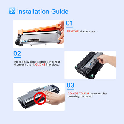 LxTek TN2320 toner compatible with Brother TN-2320 TN2320 TN-2310 for Brother MFC-L2700DW MFC-L2700DN MFC-L2720DW HL-L2340DW HL-L2300D DCP-L2520DW DCP-L2540DN MFC-L2740DW HL-L2360DN (2 Black)