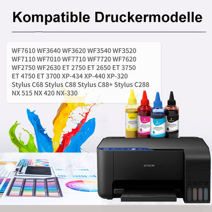 4x 100ml SubliKing® Sublimation Ink (CMYK set) for Epson, Ricoh, & Sawgrass.