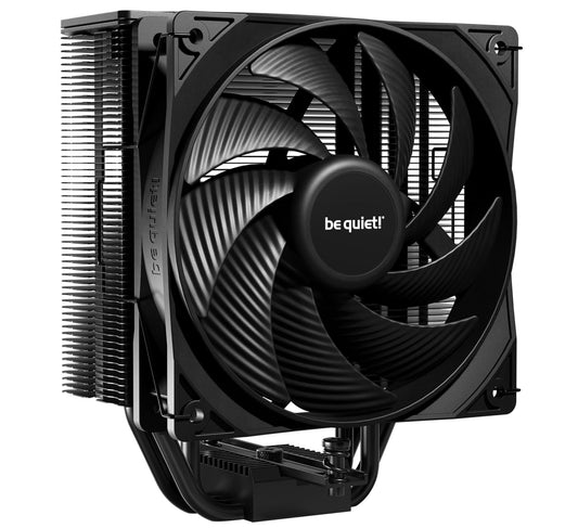 be quiet! Pure Rock 3 Black air cooler, very high cooling performance, 4 high-performance heat pipes with HDT technology, optimized Pure Wings 3 120mm PWM fan, pre-installed mounting bracket.