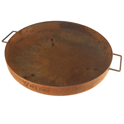 BBQ-Toro fire pit Ø 60 cm | Rust look | Outdoor fire pit with THREE legs and Two handles | Fire bowls for the garden, fire bowl, Garden Fire Pit, Fire Bowl, Fire Tub