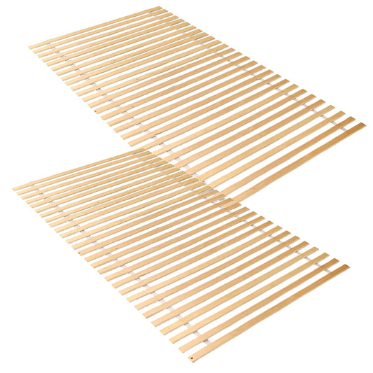 Jopassy slatted frames 2X slat base roll slatted frame 90x200cm 28 slats floor bed up to 200 kg loadable adjustable pre-assembled wooden slats bed frame replacement slats for floor