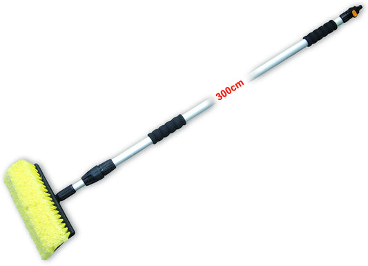 Aluminum telescopic brush car wash brush brush car truck quality, 130-300 cm