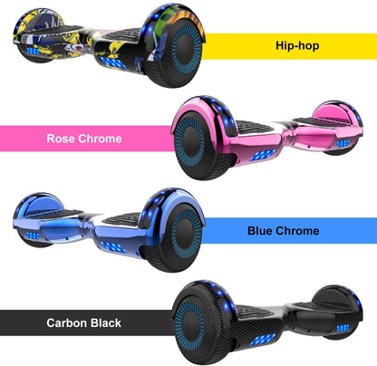 GeekMe Hoverboards, hoverboards for kids, hoverboards with Bluetooth speakers, beautiful LED lights, gift for children.