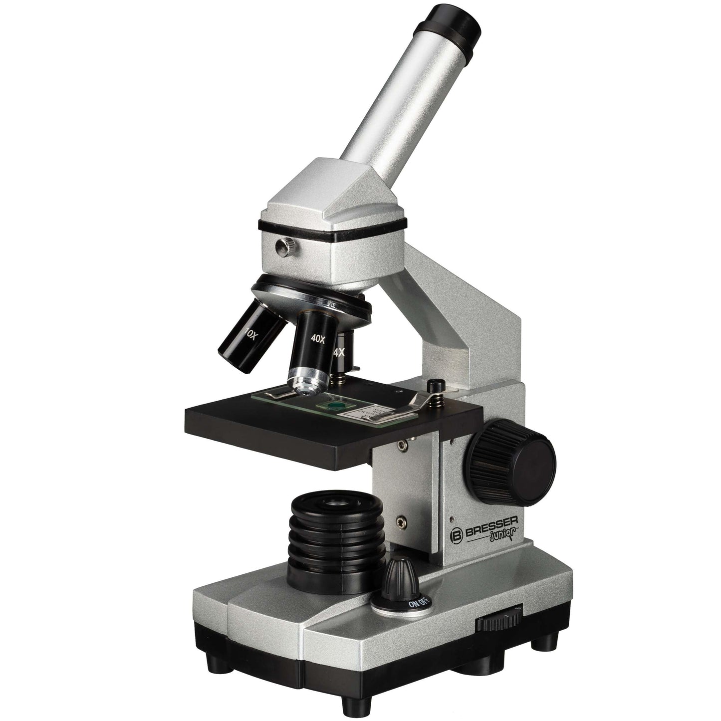 Bresser Junior Microscope Set Biolux DE 40x-1024x for kids and adults with high magnification, including USB camera and extensive accessories for the perfect start into the microcosm.