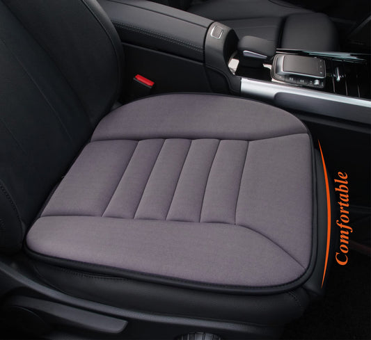 Kingphenix car seat cushion with 3.0 cm comfort memory foam cushion for car and office chair - Gray