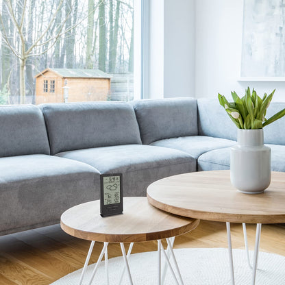 TFA Dostmann Digital Wireless Weather Station with Outdoor Sensor, 35.1162.10, Indoor and Outdoor Climate, with Transmitter, Weather Forecast, including Radio Clock, Temperature/Humidity, Amazon Exclusive, Gray