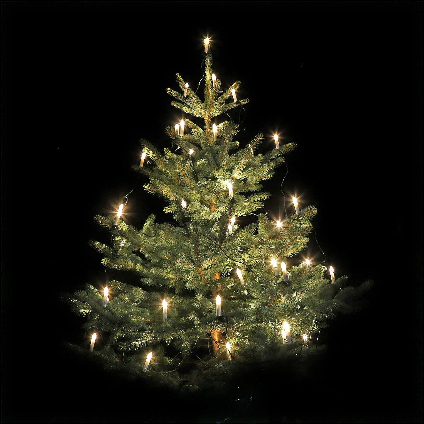 CLGarden LED Candle String Lights LEDKLK40 Candle String Lights 40 Shaft Lamps with Cable Timer