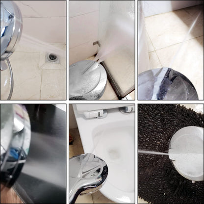 High pressure handheld shower heads with 10 functions, water-saving shower heads with anti-clogging nozzles, ideal for bathroom showers, perfect for washing tubs, tiles, walls, pets, and more.