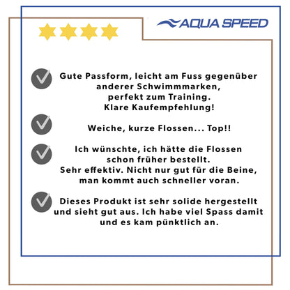 Aqua Speed training fins + Ultrapower backpack | Swim fins | Short fins | Color: silver/26 Size: 31/32