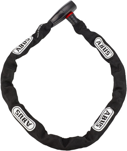 ABUS chain lock Iven Chain 8210 - bike lock made of hardened steel & chain lock Steel-O-Chain 8807K - flexible bike lock made of hardened steel - ABUS security level 8-110 cm - black