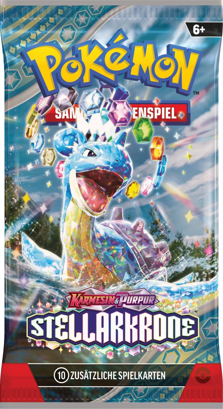 Pokemon Trading Card Game: Booster Bundle Crimson & Purple - Stellar Crown (18 Booster Packs)
