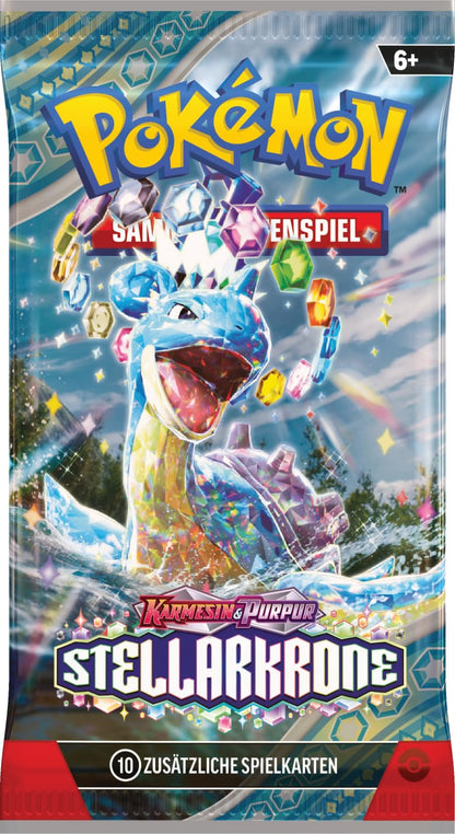 Pokemon Trading Card Game: Booster Bundle Crimson & Purple - Stellar Crown (18 Booster Packs)