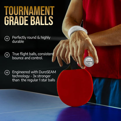 Ping Pong Paddle 2-pack with 3 balls