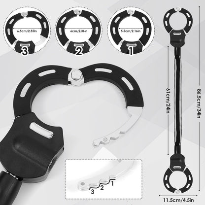 The Shine E-Scooter lock is a bicycle lock, handcuff lock with silicone protection against scratches. Electric scooter lock with storage bag for scooters, strollers.