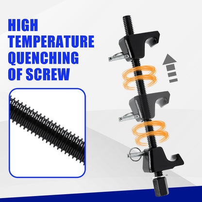 CCLIFE coil spring compressor 320mm, 2-piece professional car spring compressor tool for shock absorbers.