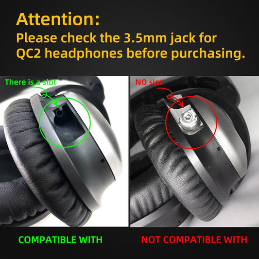 YOCOWOCO Wireless Bluetooth 5.0 Adapter for Bose QuietComfort QC15 Headphones, aptX/MIC/Volume Control, Black