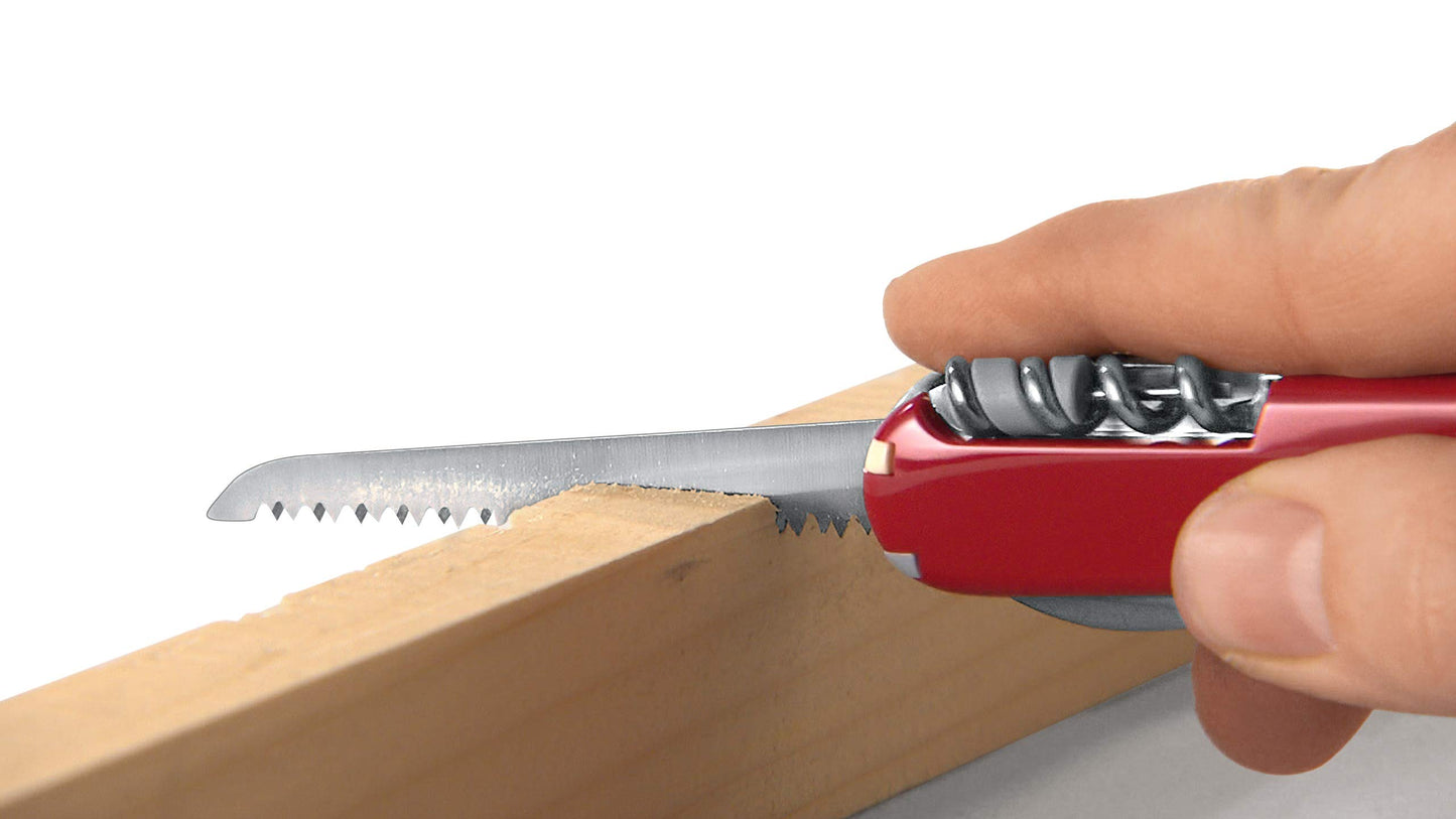 Victorinox Swiss Army Knife Huntsman, multitool with 15 functions, blade, corkscrew, can opener, foldable box, Desert Camouflage.