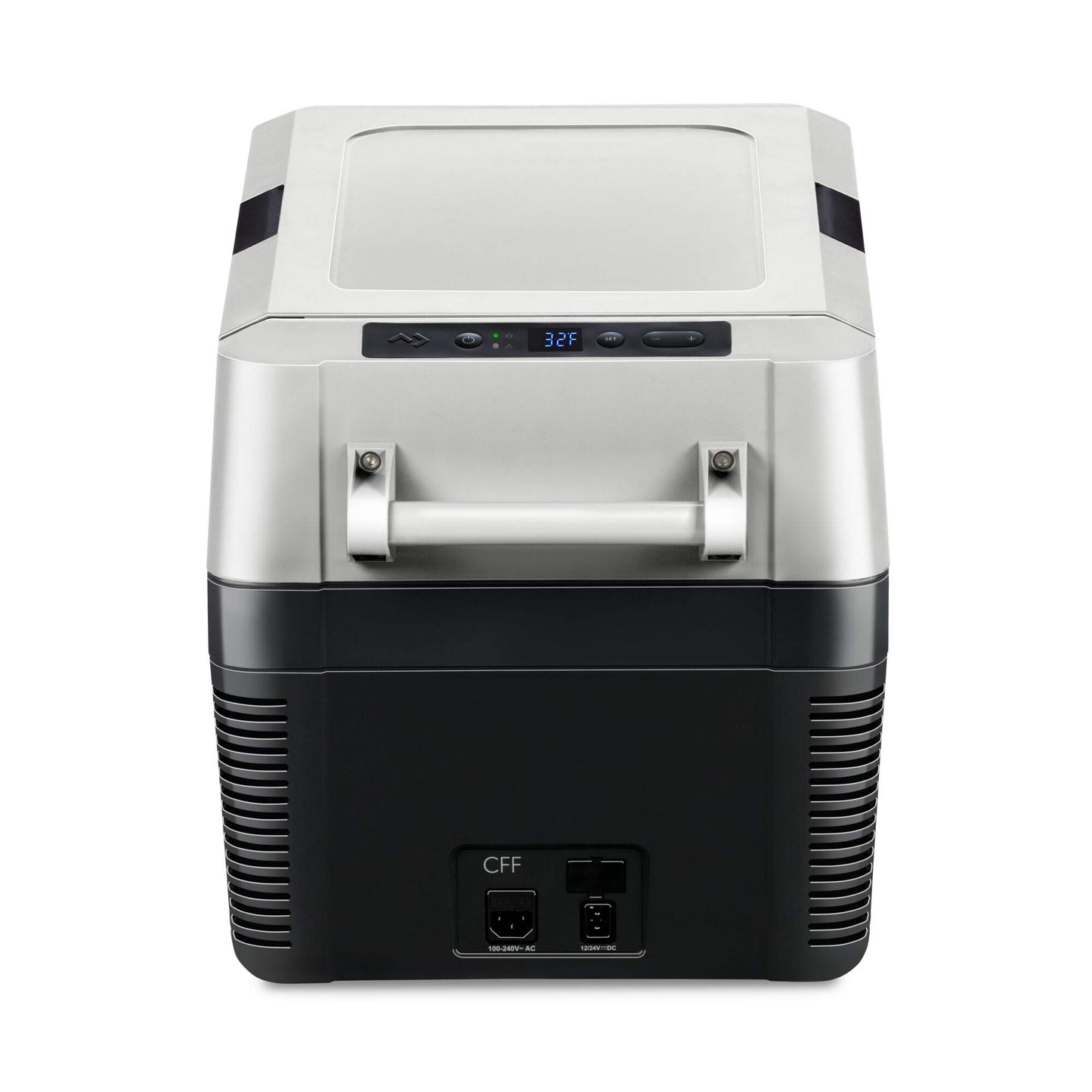 DOMETIC CoolFreeze CFF 35, portable electric compressor cooler, 34 liters, 12/24 V and 230 V for car, truck, boat, RV, and outlet, Grey
