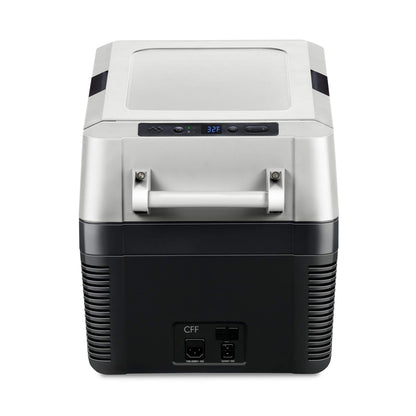 DOMETIC CoolFreeze CFF 35, portable electric compressor cooler, 34 liters, 12/24 V and 230 V for car, truck, boat, RV, and outlet, Grey