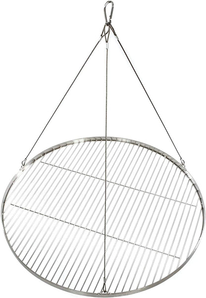 80 cm stainless steel grill grate for tripod swing grill BBQ grill. New with rope.