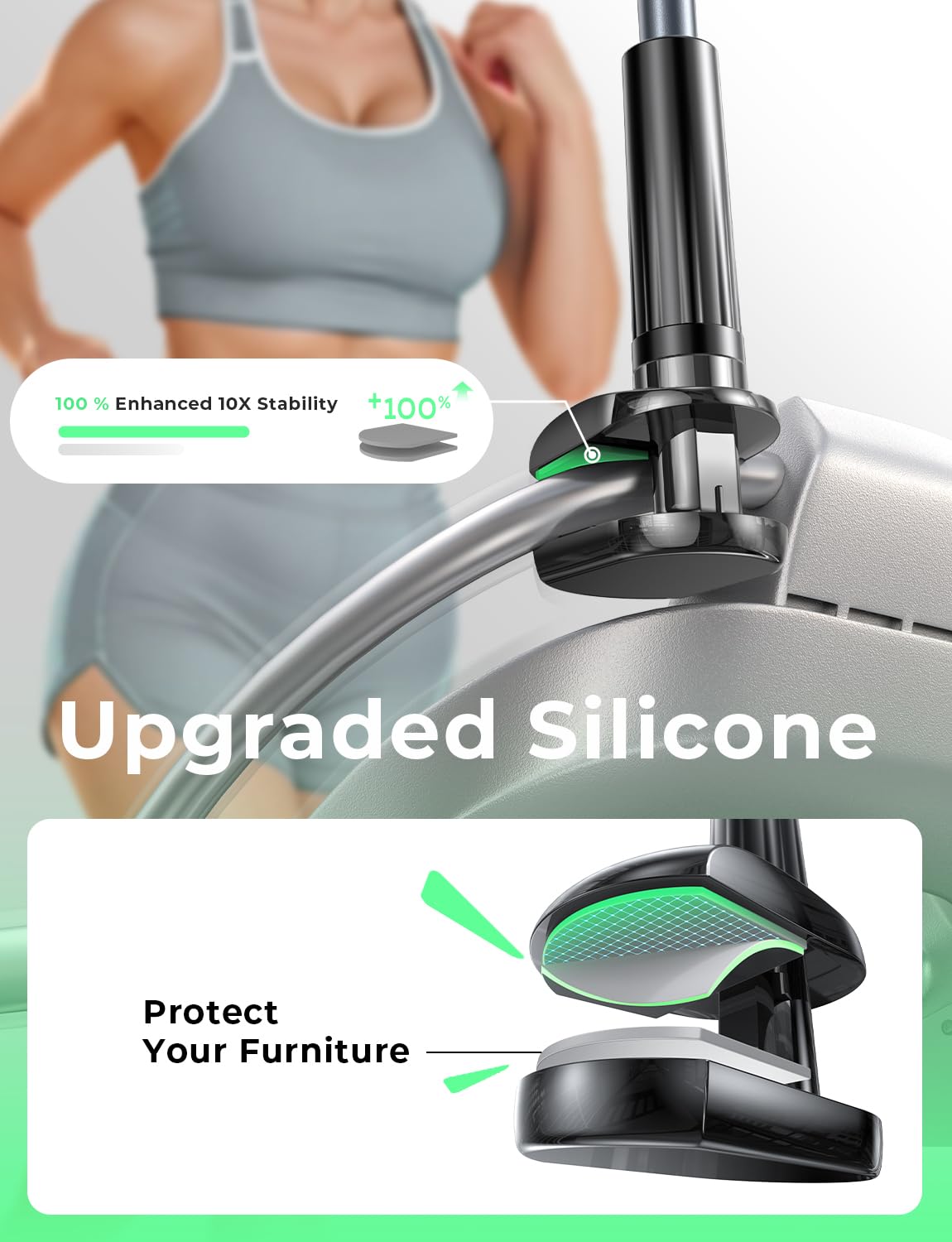 LISEN swan neck tablet holder for bed [2 clips] tablet stand 360° rotatable Kindle holder, universal tablet holder with iPhone 16 15 series iPad Pro Galaxy Tabs from 4 to 12.9 inch devices