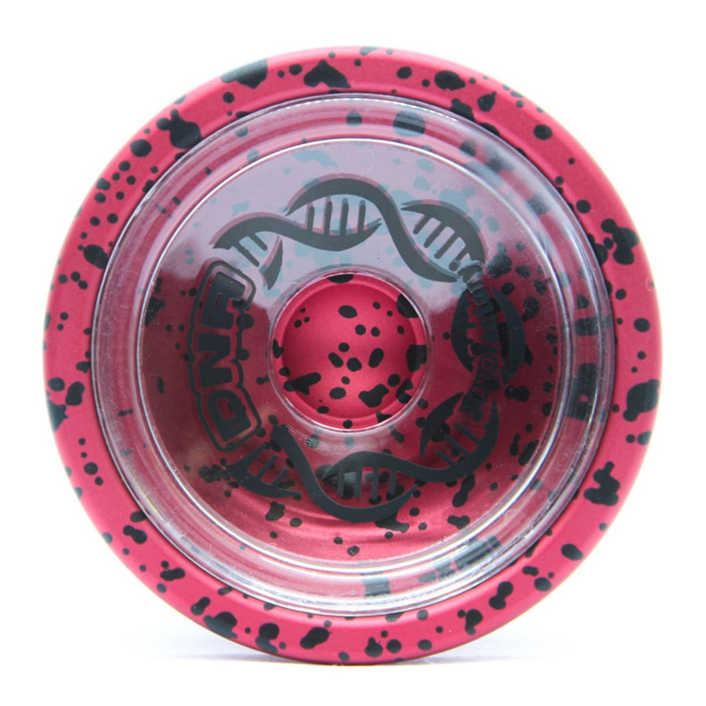 YoYo Factory DNA Yo-Yo - Metal professional yo-yo with unresponsive and ball bearing - Yoyo for DNA tricks - Toy for kids & adults - Red/Black