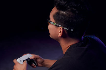 Gunnar Gaming and Computer Glasses | Model: Call of Duty Tactical Edition, Lens Color: Amber (Blocks 65% Blue Light & 100% UV Light) | Anti-Blue Light Glasses | Patented Lens