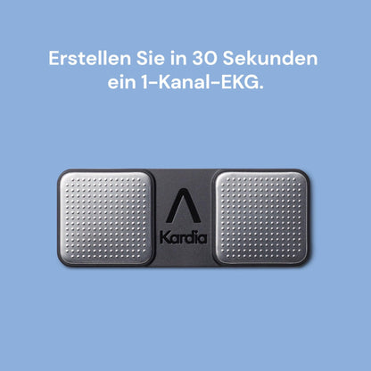 KardiaMobile 1-channel ECG heart rate monitor - ECG recording at home - Detects atrial fibrillation - Instant results in 30 seconds - Easy to use - Works with most smartphones.