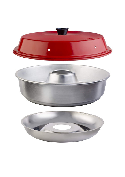 Omnia Camping Oven & Silicone Baking Form Classic (Red)