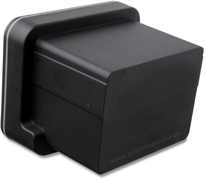 Plastic truck storage box 480x400x400mm, 39 ltr, stainless steel tool box, Daken W040.
