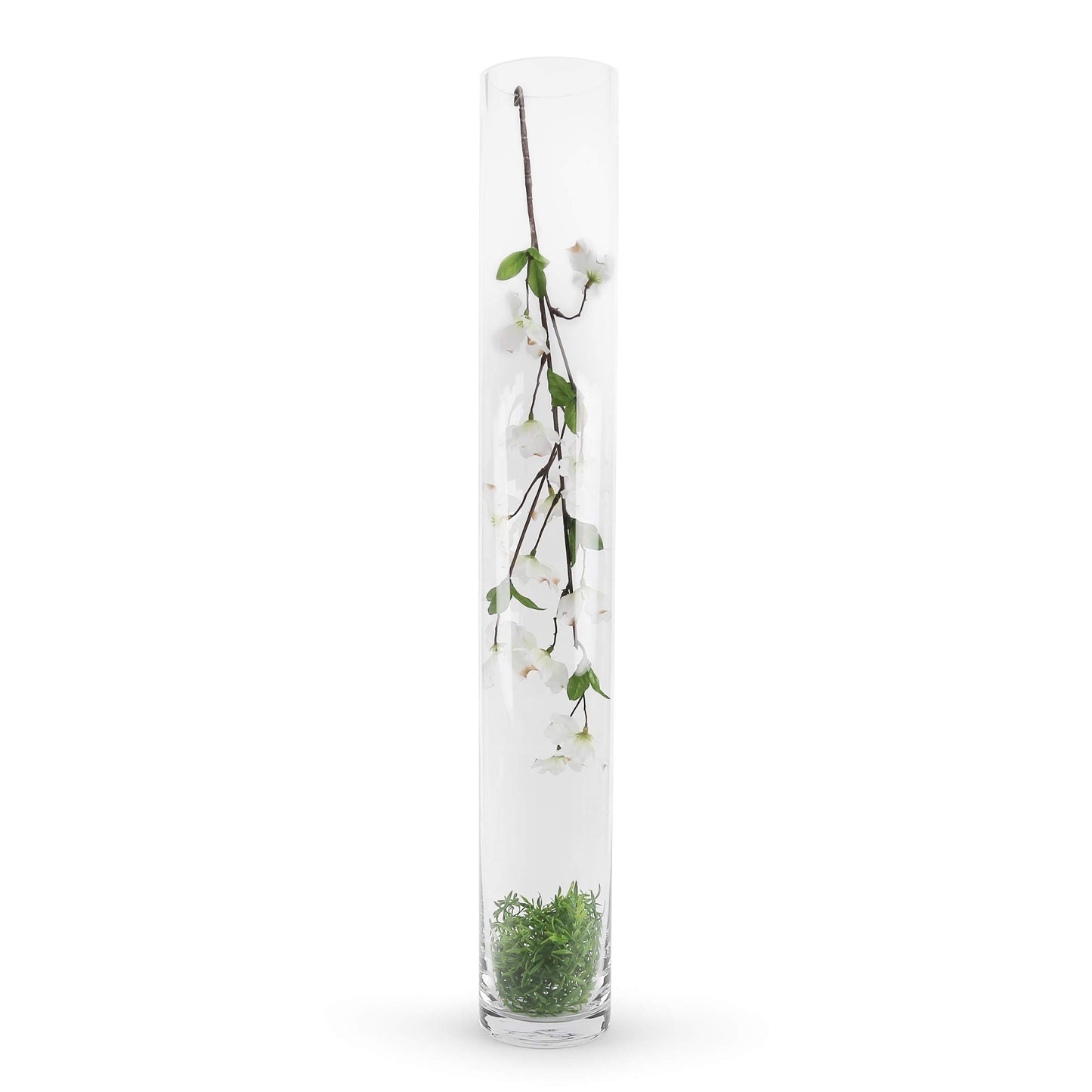 WGV Vase, cylindrical, 71 cm, transparent
