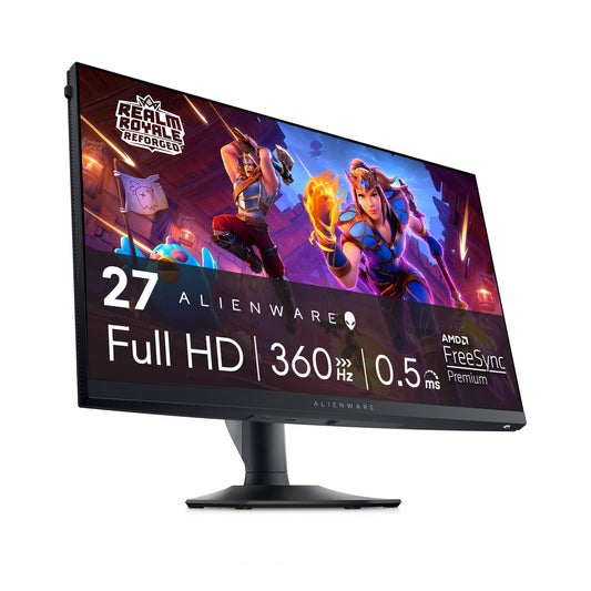 Alienware AW2724HF 27-inch Full HD (1920x1080) Gaming Monitor, 360Hz, Fast IPS, 0.5ms, AMD FreeSync Premium, VESA AdaptiveSync, 99% sRGB, HDR 10, 2x DisplayPort, HDMI, 5x USB, 3 Year Warranty.
