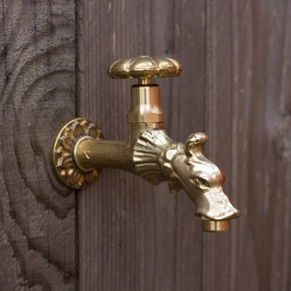 Ancient Faucet | Brass Water Spout for Fountain | Dragon Head Design