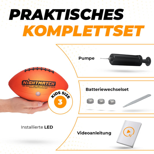 NIGHTMATCH LED Light-Up American Football (LB08-EU)