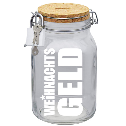 Piggy bank Christmas money gift idea Transparent XL