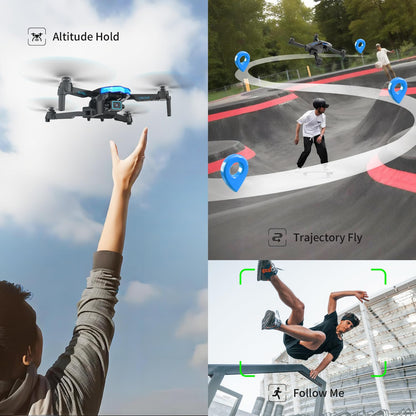 Drone with 1080P Camera for Kids, Brushless Motor RC Quadcopter for Beginners, One-Button Start/36 Min Long Flight Time/Altitude Hold, Toys and Gifts for Boys Girls (Grey)
