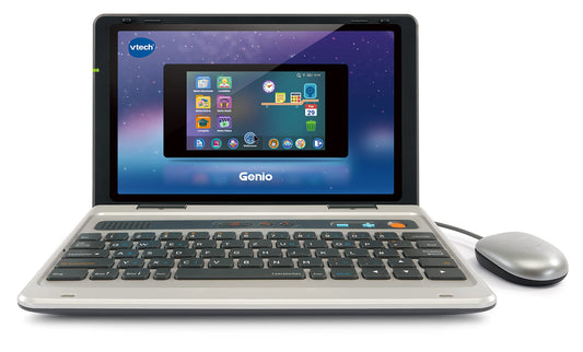 Vtech Genio Learning Laptop - educational computer with internet access, text program and learning content on letters, words, math, logic and more - for children aged 5-12 years.