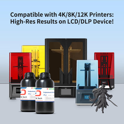 Siraya Tech Fast ABS-like 3D printer resin 405 nm UV-curing Non-brittle High-precision 3D printing liquid Standard photopolymer resin for LCD-DLP 3D printing (Metal Grey, 1 kg)